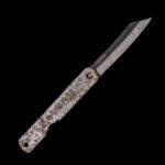 Higonokami "Silver with Big Gold Specks" Handle 73mm